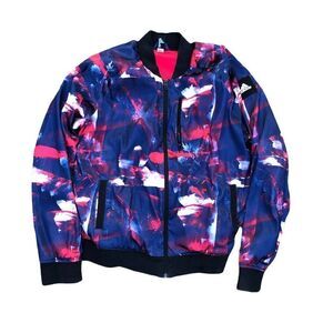 ADIDAS Multicolor Flower Bomber Jacket Medium
